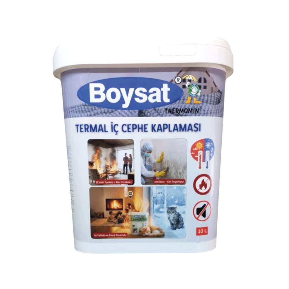 Boysat Termal İç Cephe Isı Yalıtım Kaplaması Thermomin 10 Lt.