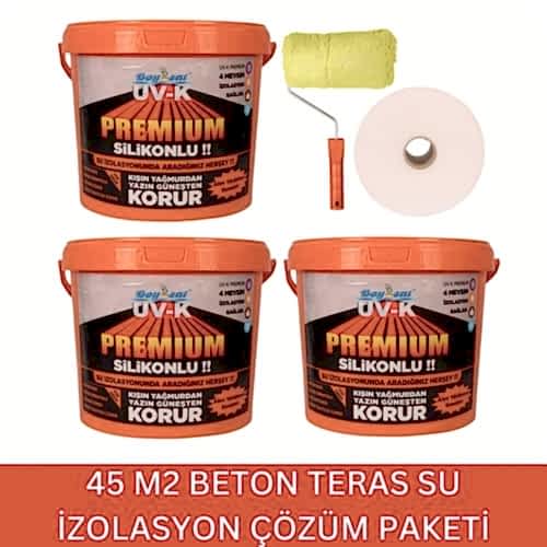 Boysat 45 M2 Beton Teras Su Yalıtım Çözüm Paketi