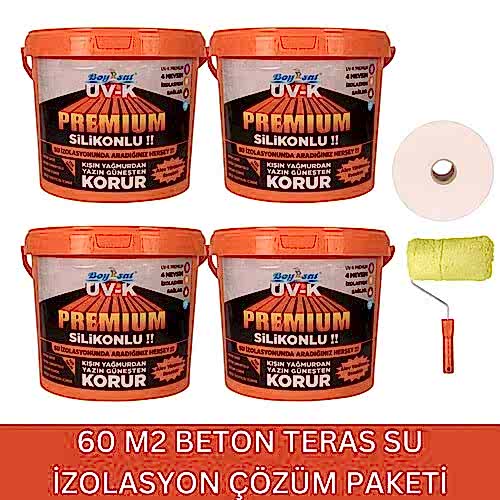 Boysat 60 M2 Beton Teras Su Yalıtım Çözüm Paketi