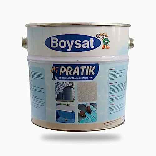 Boysat Pratik Tek Komponentli Solvent Bazlı Şeffaf Havuz Boyası 2 Kg