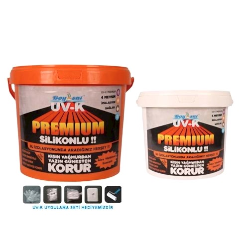 Uv-K Premium Silikonlu Su İzolasyon Boyası 18 Kg Özel Fırsat Paketi