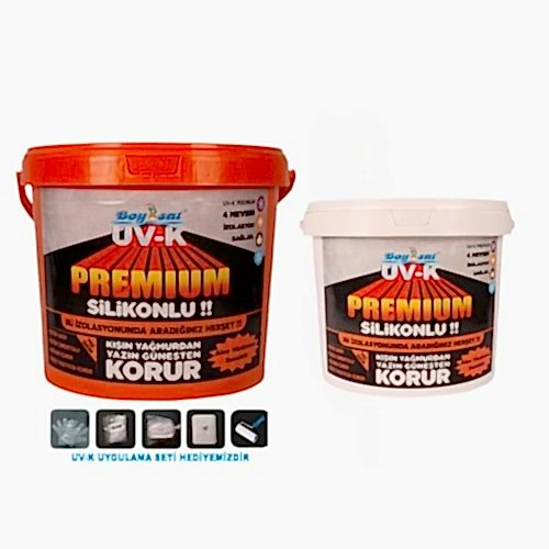 Avantajlı İzolasyon Paketi Uv-K Premium Silikonlu Su İzolasyon Boyası 16 Kg