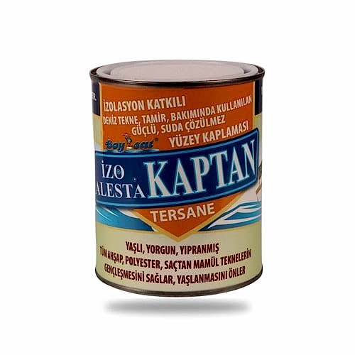 İzo Alesta Kaptan İzolasyon Katkılı Güçlü Suda Çözülmez Deniz Tekne Yüzey Kaplaması 2.5 Kg