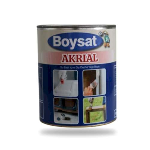 Akrial Su Bazlı İç ve Dış Cephe Yağlı Boya 0.75 Kg
