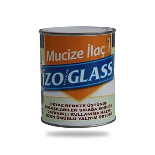 İzo White Glass Beyaz Mucize İlaç Solvent Bazlı Yalıtım Örtüsü 1 Kg